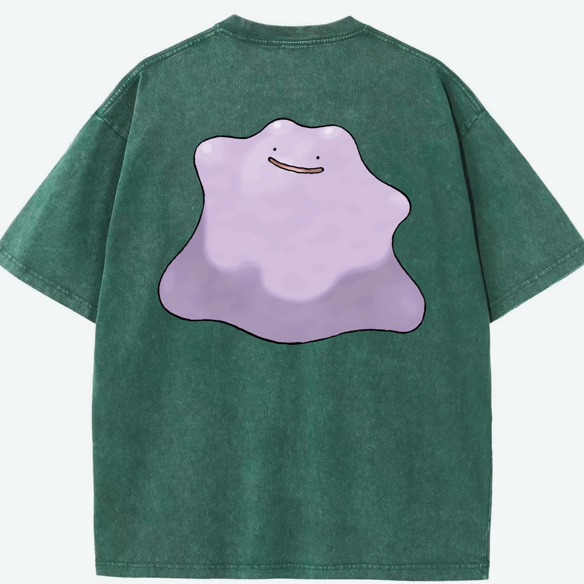 （画像用） ポケットモンスター Pokémon 綿100% ヴィンテージ風 半袖Tシャツ（背面プリント）